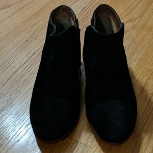Sam Edelman black suede booties  size 7